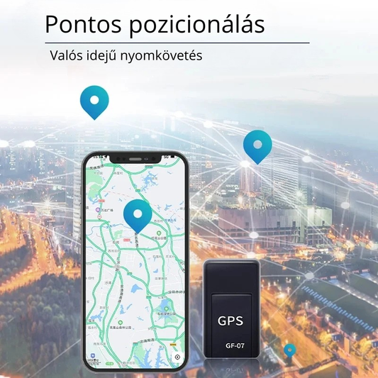 Mini GPS Tracker – Mágneses, valós idejű lopás elleni védelem járművekhez és személyes tárgyakhoz
